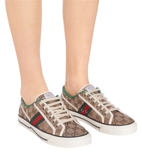 1977 gucci sneakers|Gucci tennis 1977 platform sneakers.